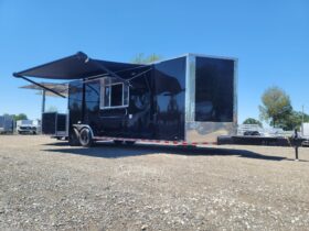 2024 Elite Trailers 8.5 x 28 bbq porch turn key concession trailer