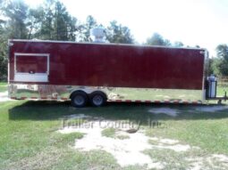 NEW 8.5 X 30′ ENCLOSED CONCESSION  TRAILER